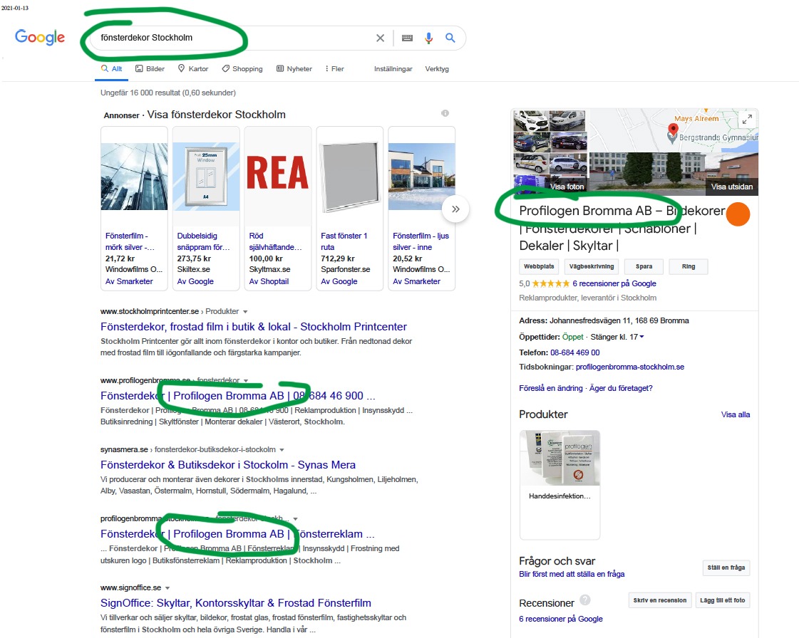 Sökmotoroptimerade landningssidor SEO